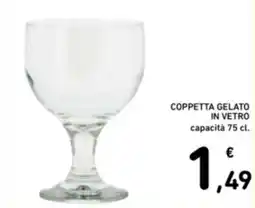 Spazio Conad Coppetta gelato in vetero offerta