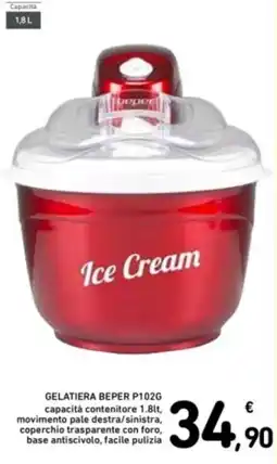 Spazio Conad Gelatiera beper P102G offerta