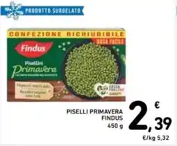 Spazio Conad Piselli primavera FINDUS offerta