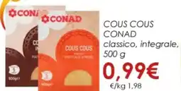 Spazio Conad Cous cous CONAD offerta
