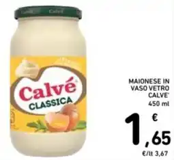 Spazio Conad Maionese in vaso vetro CALVE offerta