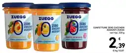 Spazio Conad Confetture zero zuccheri aggiunti ZUEGG vari tipi offerta