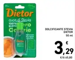 Spazio Conad Dolcificante stevia DIETOR offerta
