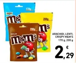 Spazio Conad Arachidi, lenti, crispy M&M'S offerta
