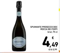 Spazio Conad Spumante prosecco doc ROCCA DEI FORTI offerta