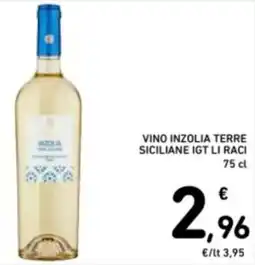 Spazio Conad Vino inzolia terre siciliane igt LI RACI offerta