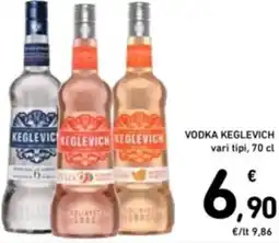 Spazio Conad VODKA KEGLEVICH vari tipi offerta