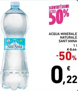 Spazio Conad Acqua minerale naturale SANT'ANNA offerta