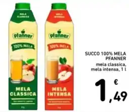 Spazio Conad Succo 100% mela PFANNER offerta