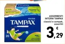 Spazio Conad Assorbenti interni TAMPAX offerta