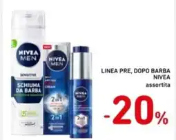 Spazio Conad Linea pre, dopo barba NIVEA assortita offerta