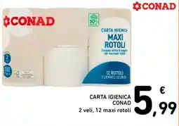 Spazio Conad Carta igienica CONAD offerta