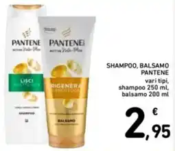 Spazio Conad Shampoo, balsamo PANTENE vari tipi, shampoo , balsamo offerta