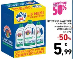 Spazio Conad Detersivo lavatrice CHANTECLAIR offerta