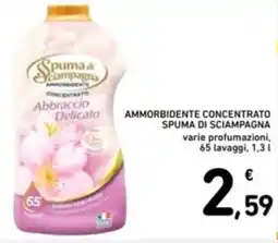 Spazio Conad Ammorbidente concentrato SPUMA DI SCIAMPAGNA offerta