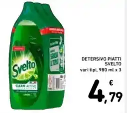 Spazio Conad Detersivo piatti SVELTO offerta