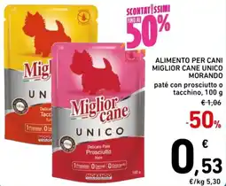 Spazio Conad Alimento per cani miglior cane unico morando offerta