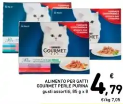 Spazio Conad Alimento per gatti gourmet perle purina offerta
