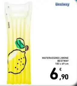 Spazio Conad Bestway materassino limone offerta