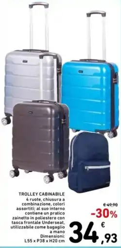 Spazio Conad Trolley CABINABILE offerta