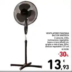 Spazio Conad Ventilatore piantana SINOTECH offerta