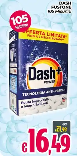 Franzy's DASH fustone 105 misurini offerta