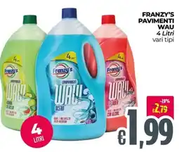 Franzy's Franzy's pavimenti wau offerta
