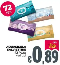 Franzy's Aquasicula salviettine offerta