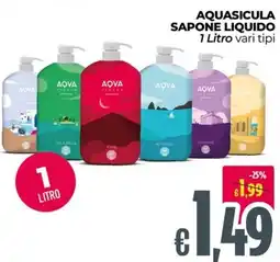 Franzy's Aquasicula sapone liquido offerta
