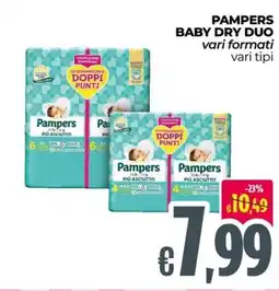 Franzy's Pampers baby dry duo offerta