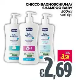 Franzy's Chicco bagnoschiuma/ shampoo baby offerta