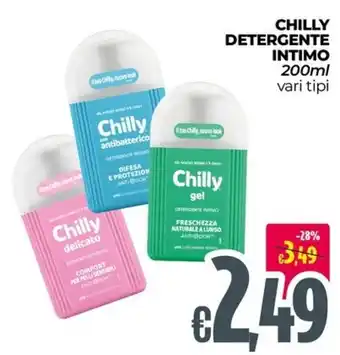 Franzy's Chilly detergente intimo offerta