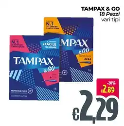 Franzy's TAMPAX & GO 18 Pezzi vari tipi offerta
