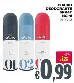 Franzy's Ciauru deodorante spray offerta