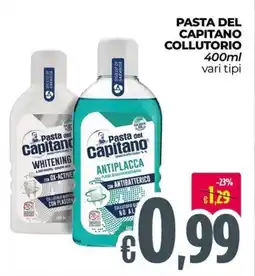 Franzy's Pasta del capitano collutorio offerta