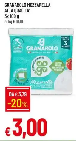 IperFamila Granarolo mozzarella alta qualita offerta
