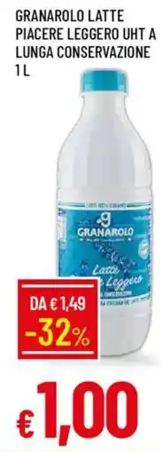 IperFamila Granarolo latte piacere leggero uht a lunga conservazione offerta