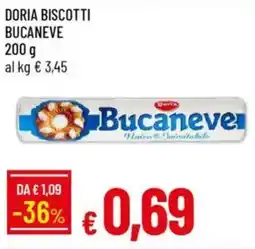 IperFamila Doria biscotti bucaneve offerta