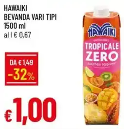 IperFamila Hawaiki bevanda vari tipi offerta