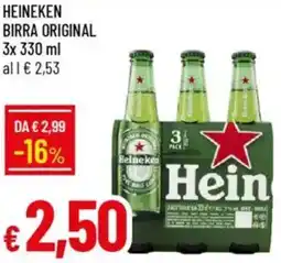 IperFamila Heineken birra original offerta
