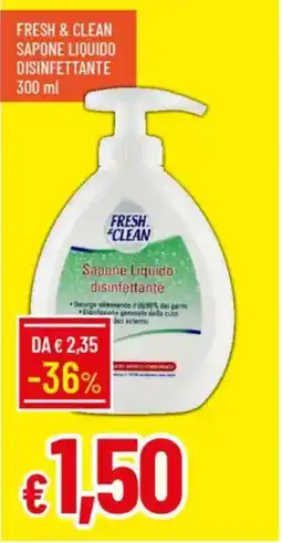 IperFamila Fresh & clean sapone liquido disinfettante offerta