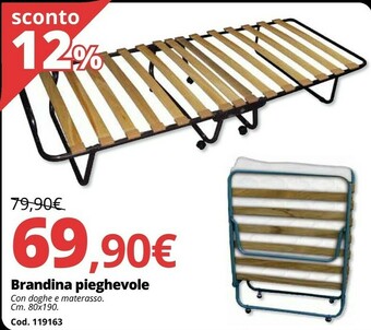 Brico Io Brandina pieghevole offerta