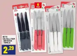 Risparmio Casa Set 6 coltelliticm -bistecca -tavola offerta