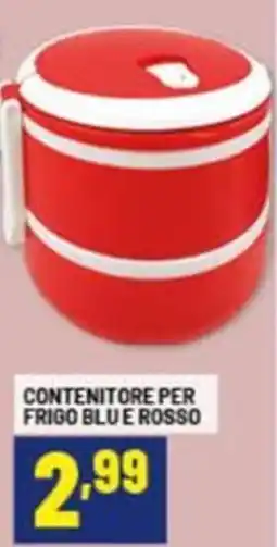 Risparmio Casa Contenitore per frigo blue rosso offerta