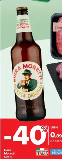 Carrefour Express Birra Moretti offerta