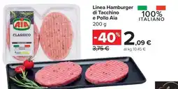 Carrefour Express Linea Hamburger di Tacchino e Pollo Aia offerta