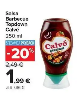 Carrefour Express Salsa Barbecue Topdown Calvé offerta
