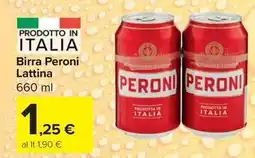 Carrefour Express Birra Peroni Lattina offerta