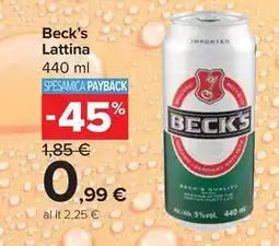 Carrefour Express Beck's Lattina offerta