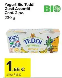 Carrefour Express Yogurt Bio Teddi Gusti Assortiti offerta